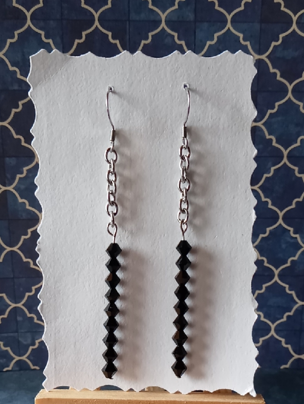 Black Dangle Earrings